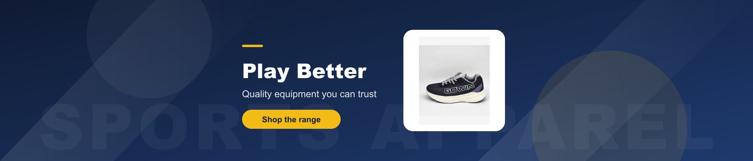 Sports Apparel - Quality equipment you can trust