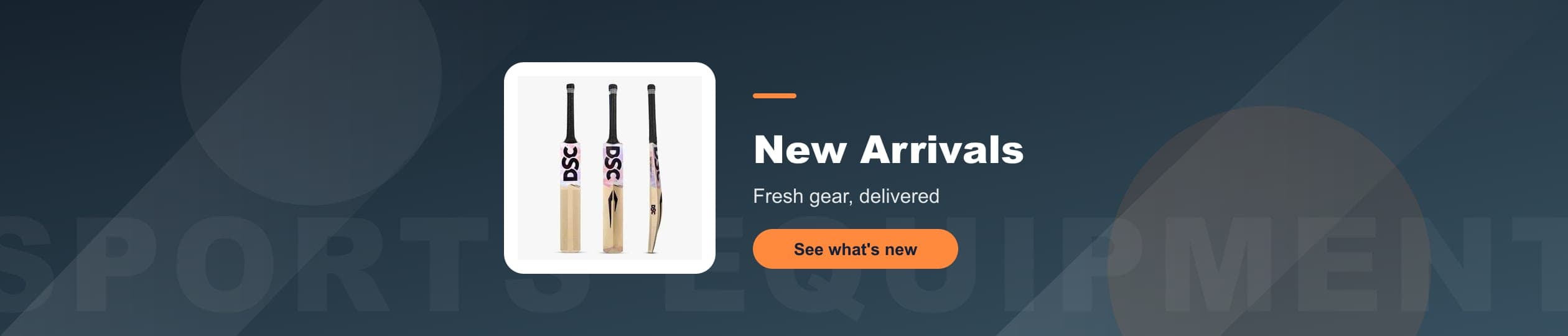 Sports Equipment - Fresh gear, delivered