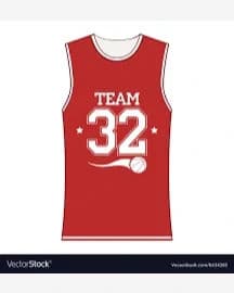 Basket Ball T-Shirt- Vector X Sando (Red) (XL) — image 3