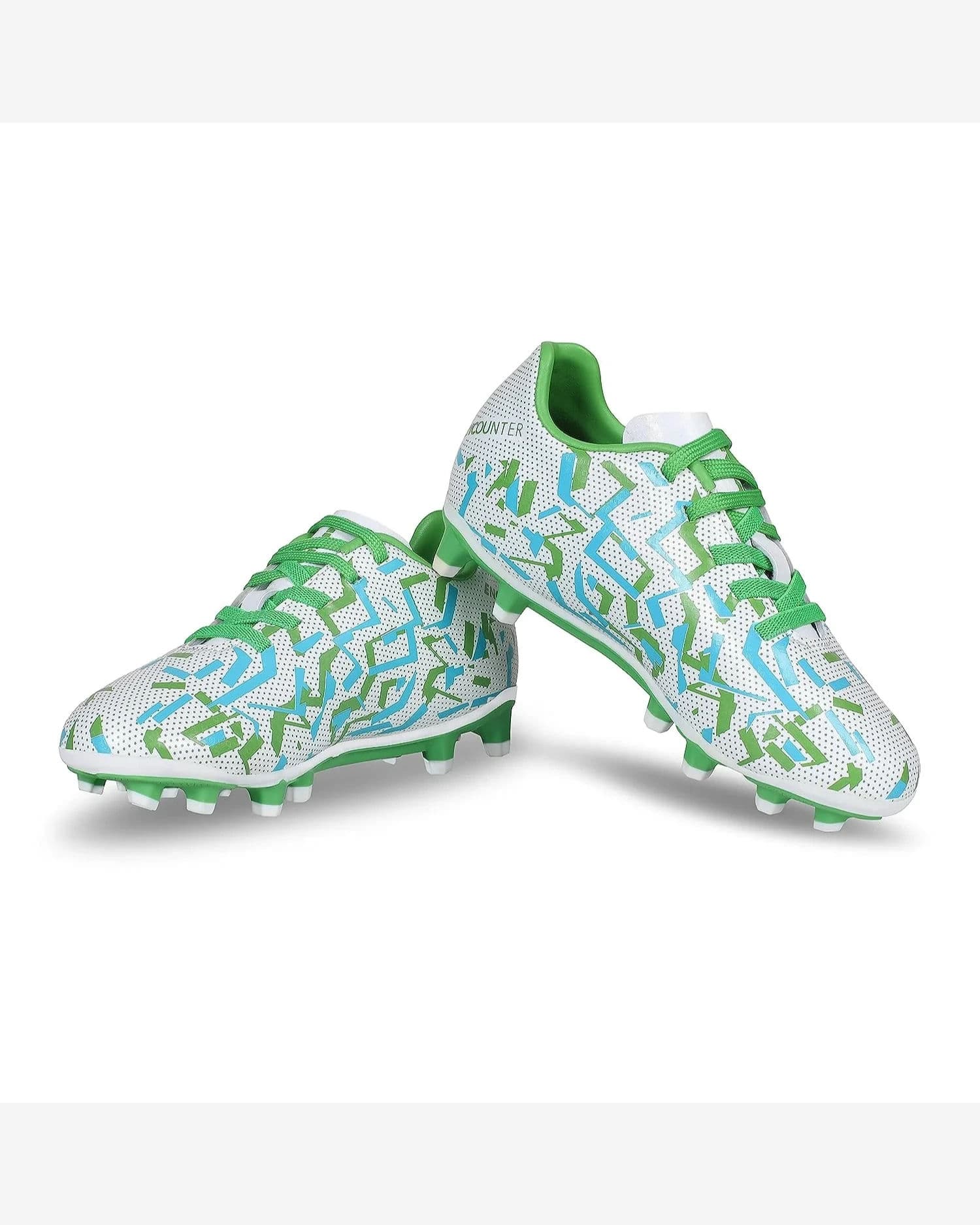 (No.4) Foot Ball Shoes- Nivia Encounter 10.0 White
